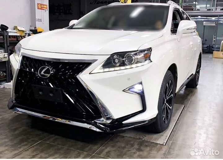 Lexus RX 2009-2014 Бампер Стиль 2017+ TRD L2HD2