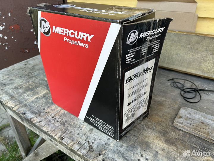 Гребной винт mercury black max 48-896896A40