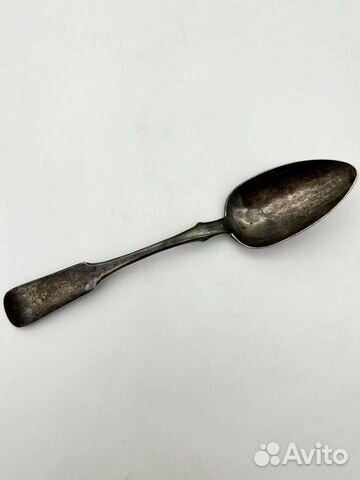 Столовая ложка серебро 84 пробы, 1847 г., 52,2 г