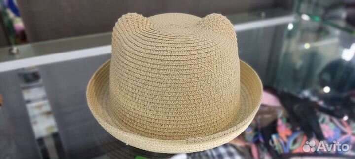 Соломенная шляпа детская