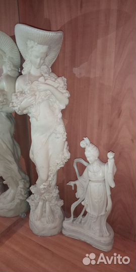 Статуэтка женщина в шляпе