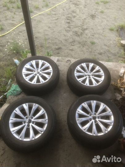Литые диски r17 5x112 volkswagen tiguan оригенал