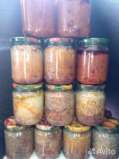 Каши с мясом