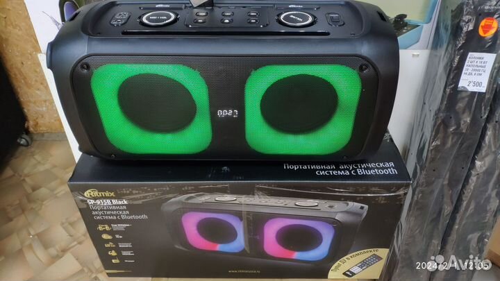 Мощная колонка Ritmix супербас караоке новая