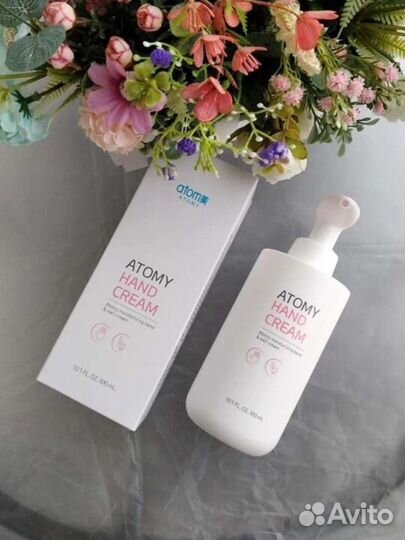Крем для рук с дозатором Атоми