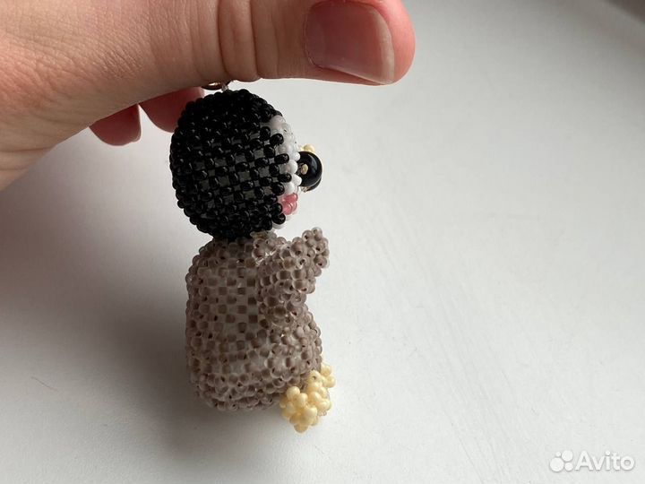 Амигуруми из бисера пингвин