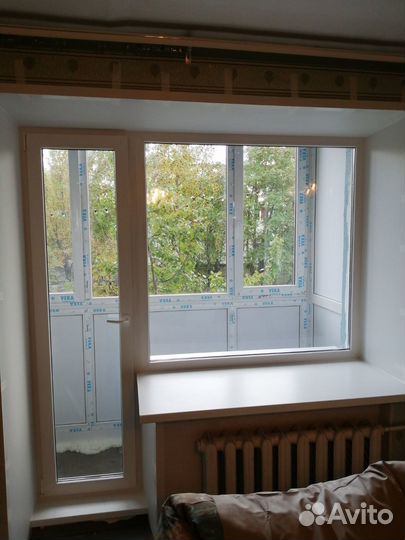 Пластиковое окно (Балконный блок )