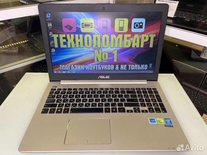 Алюминиевый ультрабук Asus i3-4+GeForce GT740M-2Gb