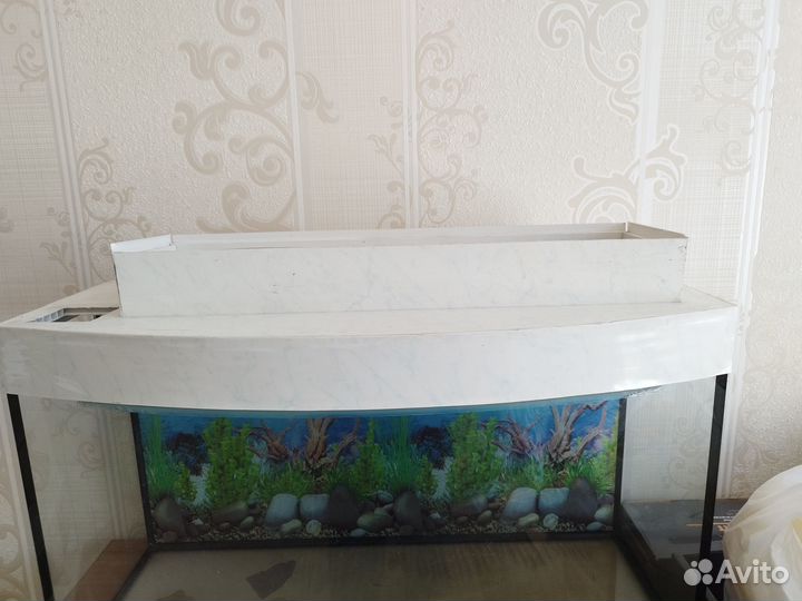 Продам аквариум, фильтр, обогреватель, замок