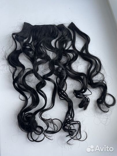 Волосы на заколках