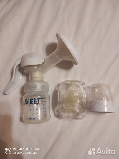 Молокоотсос avent ручной