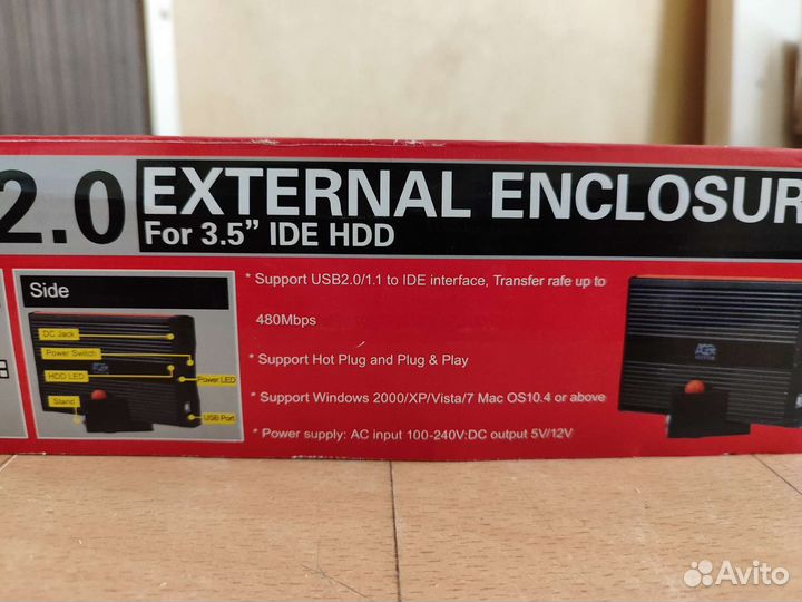 Корпус для жесткого диска IDE 3.5