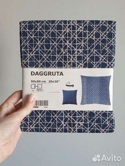 Подушки и чехол IKEA маттрам даггрута лигустерфли