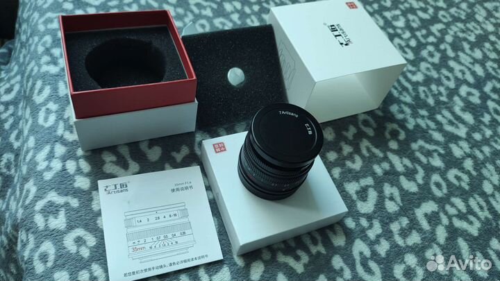Объектив 7Artisans 35mm 1.4 на Sony E