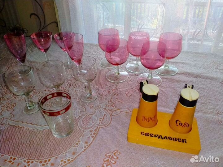 Стопки фужеры СССР (Садовая