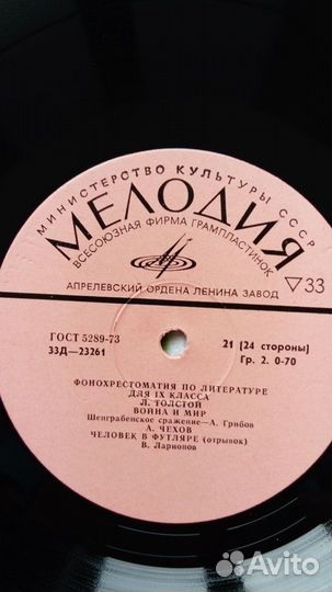 Фонохрестоматия по литературе для IX класса