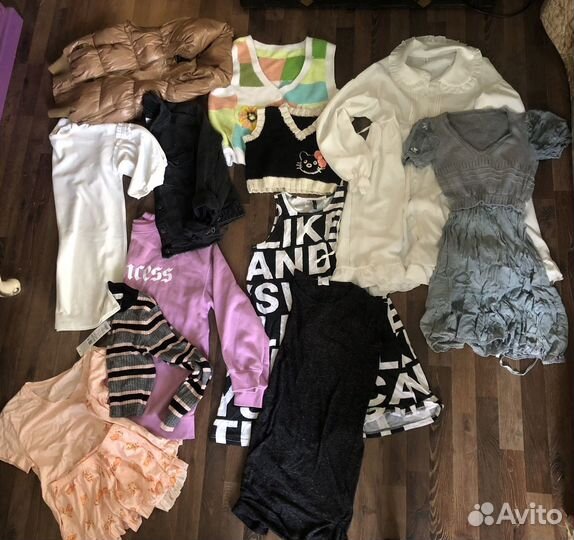 Вещи пакетом на девочку подростка