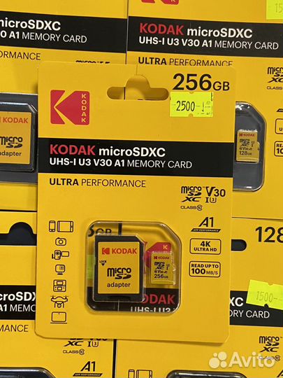 Карта памяти micro sdxc Kodak / Samsung (оригинал)