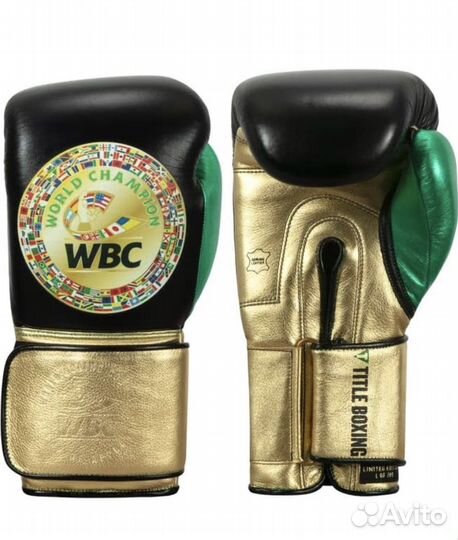 Боксерские перчатки Title WBC Green Belt