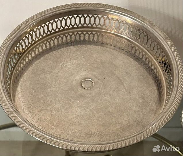 Фруктовница серебрение винтаж Англия