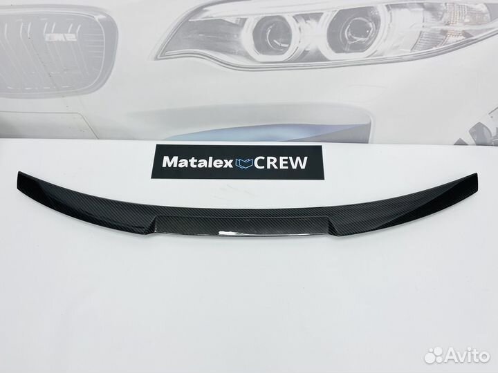 Спойлер Audi A6 С8 седан М4 стиль сухой карбон
