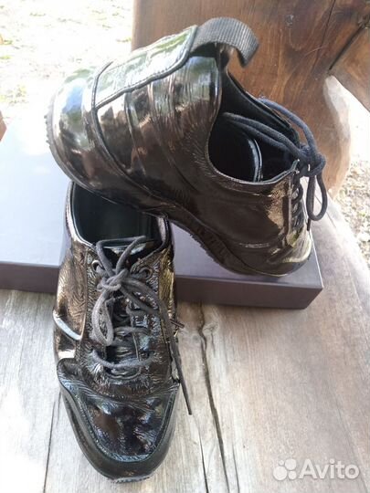 Tomas munz кожаные кроссовки 37 р