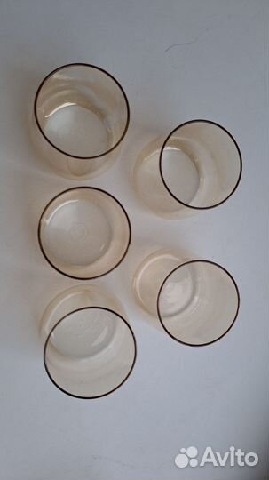 Рюмка. Цветное тончайшее стекло. Винтаж. СССР