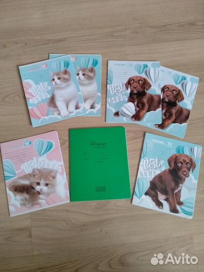 Тетради в косую частую линию