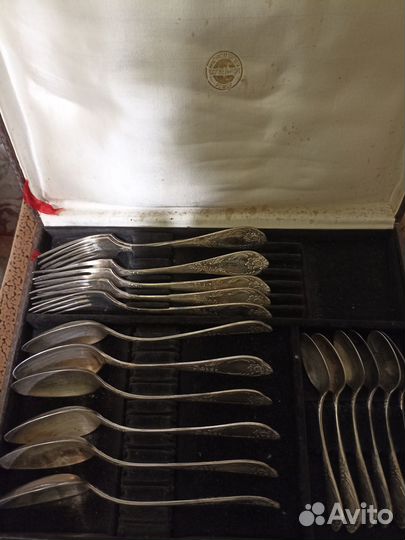 Мельхиоровый набор СССР- 40 годов