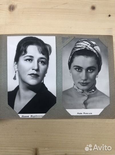 Альбом открыток звёзд кино 60-ых годов СССР 80штук