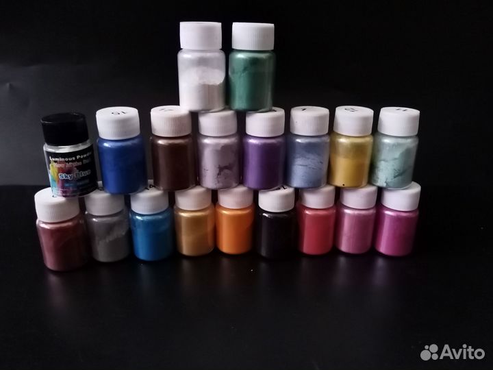 Пигменты перламутровые для эпоксидной смолы