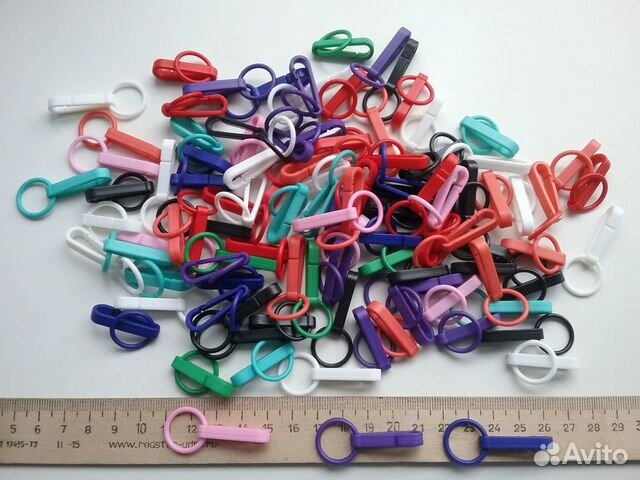Пластиковые карабины, застёжки для творчества