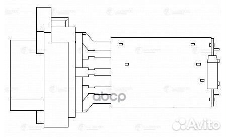 Резистор э/вент. отоп. для а/м Ford Transit (00