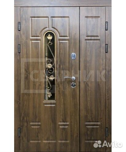 Входная дверь с и элементами ковки на заказ