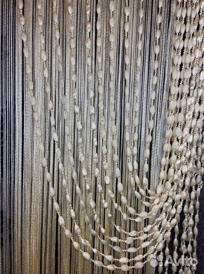 Нитяные шторы кисея