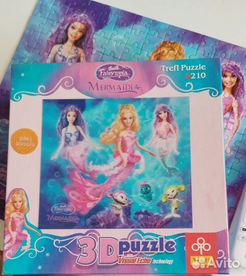 Пазлы Trefl 3d Mermaidia 2 шт. по 210 деталей