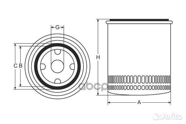 Фильтр масляный VAG SCT SM108 SM108 SCT