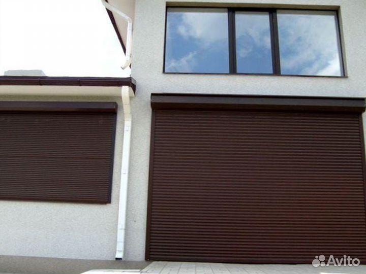 Рольставни ворота на гараж / Рольставни на ворота