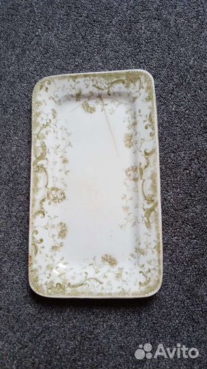 Тарелка Клементсон Броз. Англия 19в