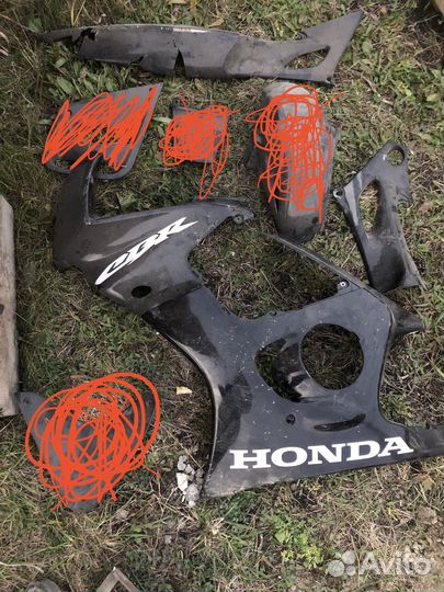 Honda cbr 600 f3 пластик