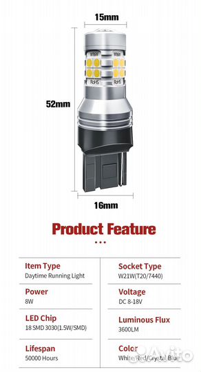 Мощные лампы в фары