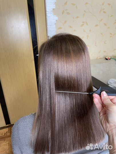 Кератиновое выпрямление волос. Керапластика