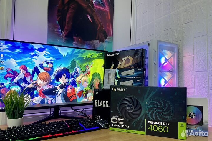 Новый игровой компьютер RTX 32GB