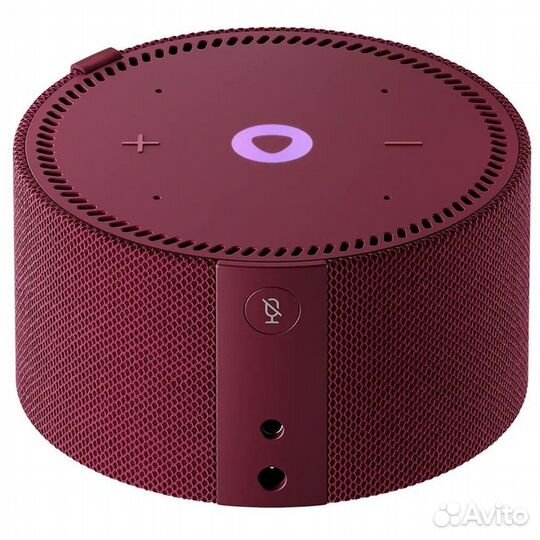 Яндекс.Станция мини (с часами) yndx-00020R красный