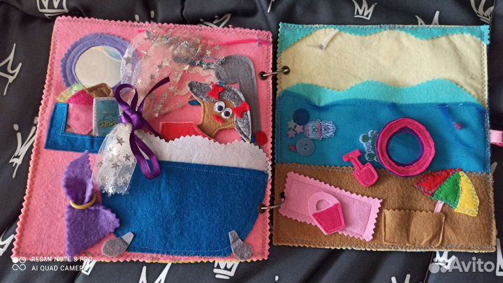 Развивающая книжка из фетра