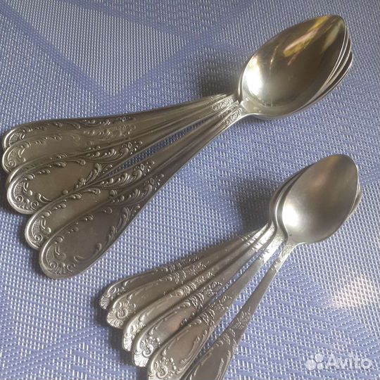 Ложки чайные,столовые мельхиор