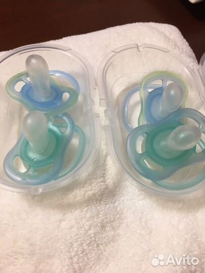 Пустышки avent 0 6