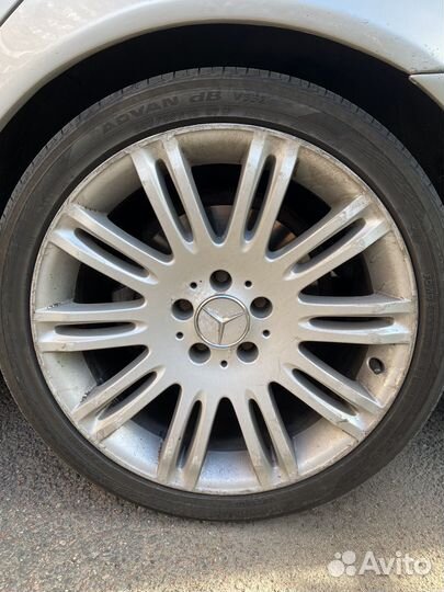 Колеса на mercedes r18 разноширокие