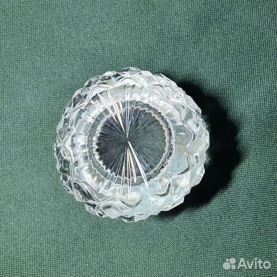 Солонка с ложечкой. Серебро 875, звезда