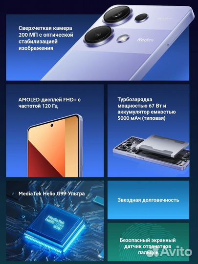 Xiaomi Redmi Note 13 Pro, 8/256 ГБ